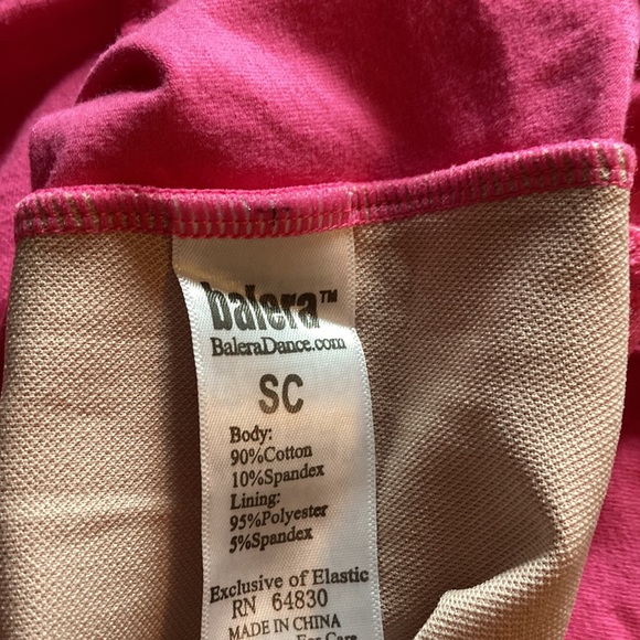 Pink dance leotard - Picture 2 of 2
